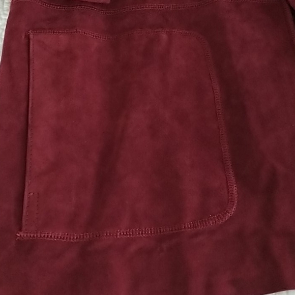 Dialogue 💯 leather &  knit Sweater/Jacket Sz M - Picture 6 of 12